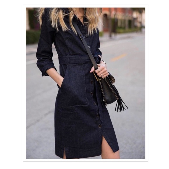 Ann Taylor Dresses & Skirts - 💙😎💙Ann Taylor Stretch Denim Shirtdress💙😎💙